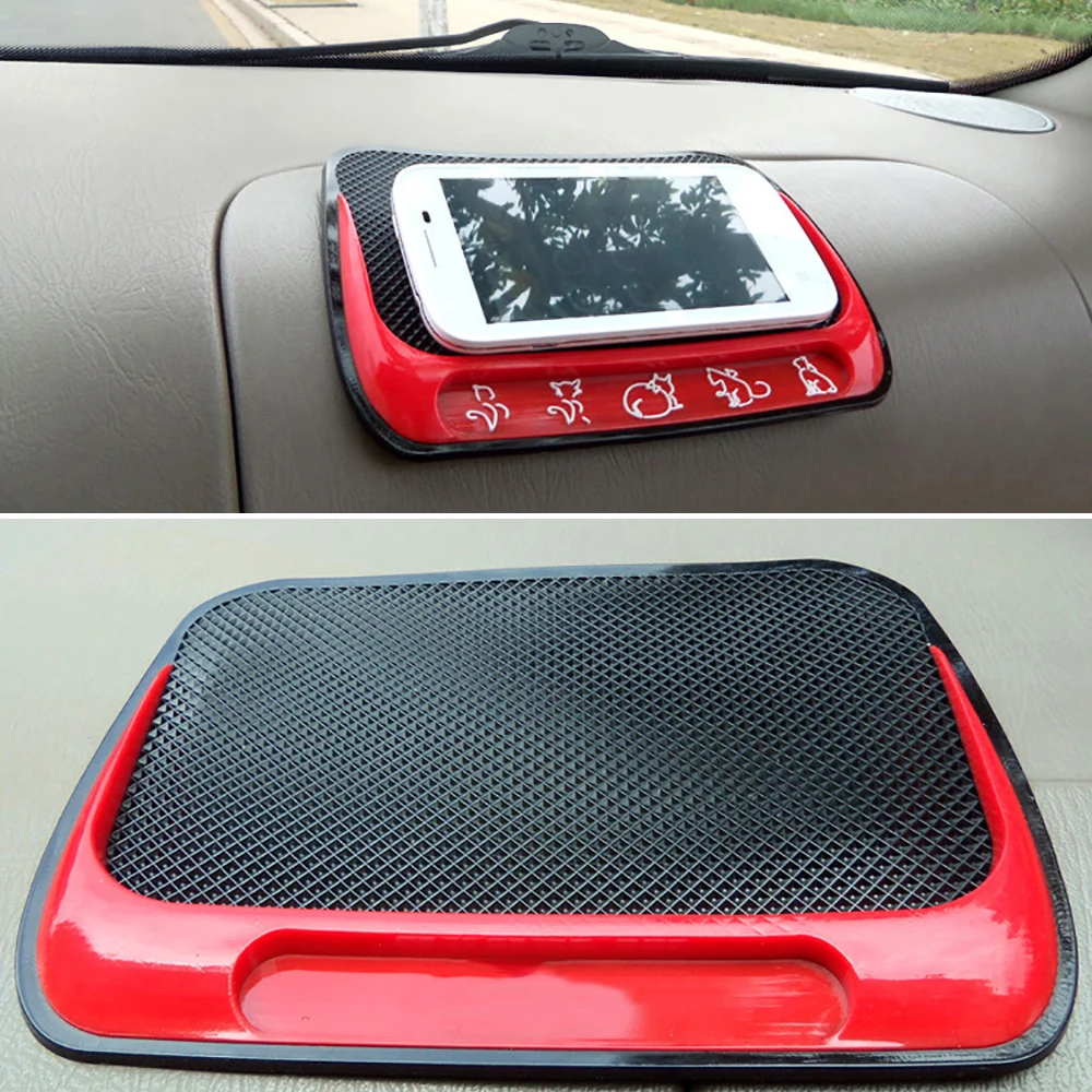 

Car Ornament Cute Non-Slip Mat Dashboard Magic Anti Slip Cushion Universal Automobiles Internal Decoration Sticky Pad For GPS