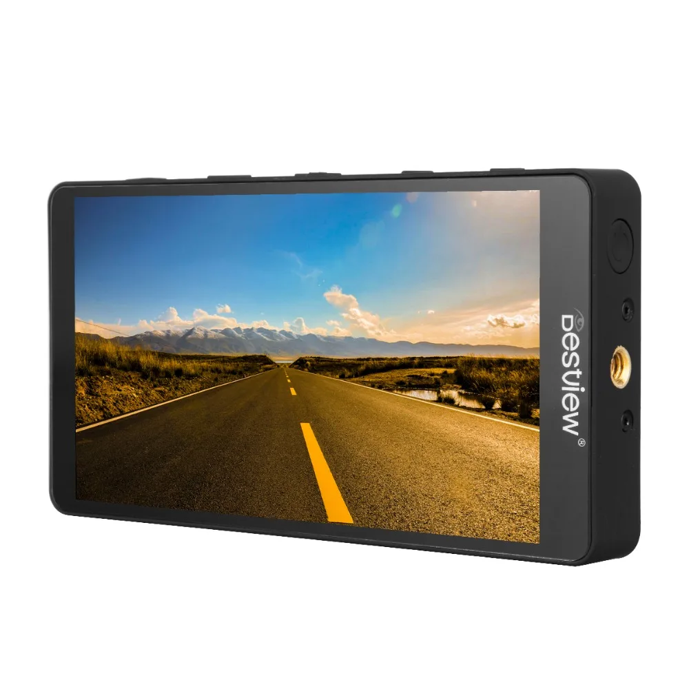 Desview S5 5.5 inch 4K Field Video Monitor on Camera Vlogging 1920 x 1080 HDM I 4K Input Comes with Swivel Arm Stand for Sony Canon DSLR, Compatible with DJI Ronin S ZHIYUN Crane 2