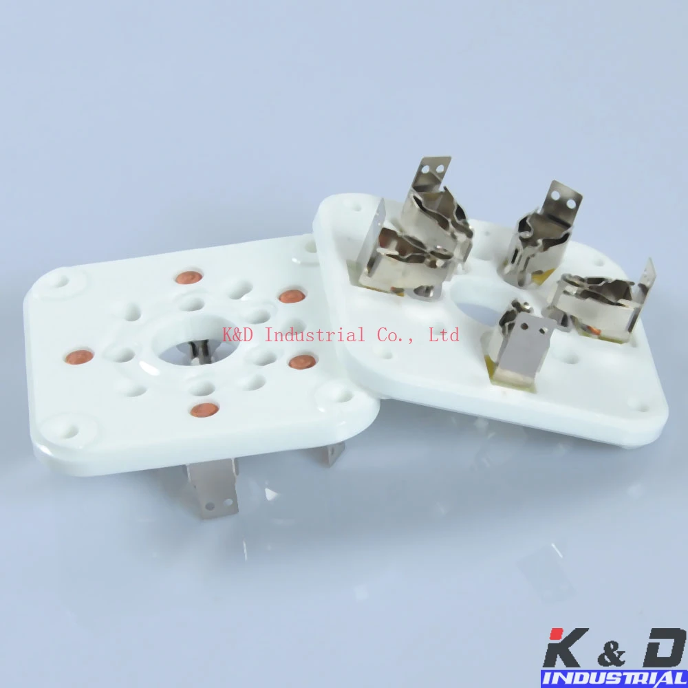 1pc GZC5-A 5Pin 3-500Z 4-400 U5G 기본 세라믹 튜브 소켓 5Pin 3-500Z 4-400 기타 DIY 앰프 부품