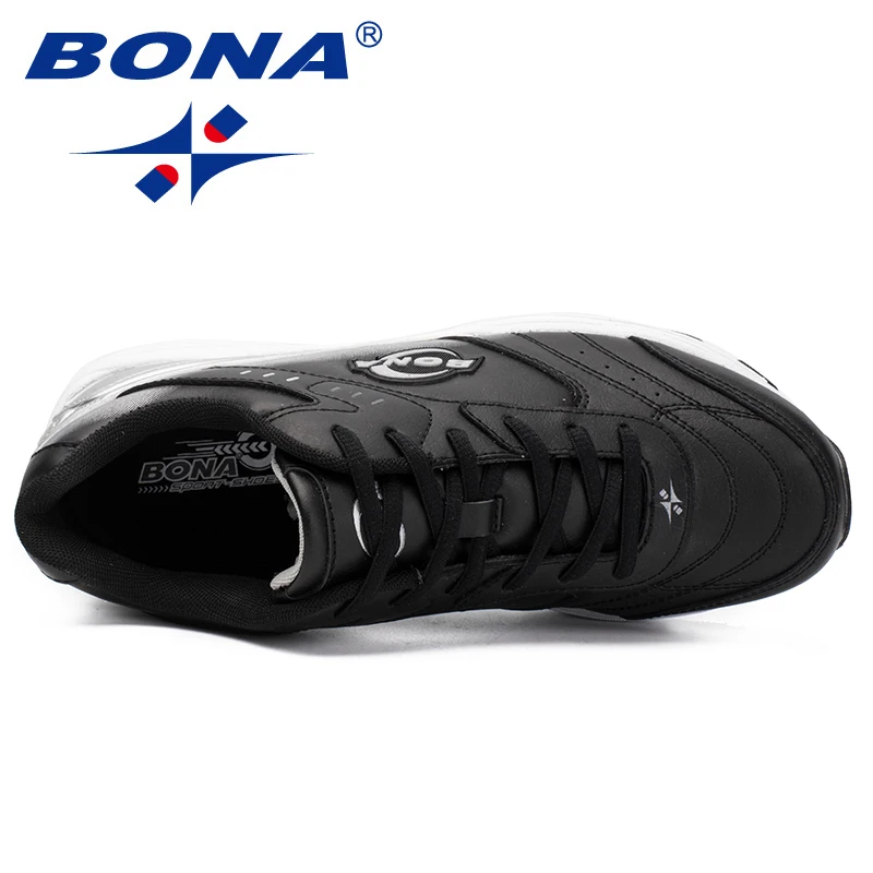 BONA New Classics Style Men Casual Shoes Lace Up Men Loafers Split Leather Men Flats Outdoor Fashion Sneakers Fast Free Shipping