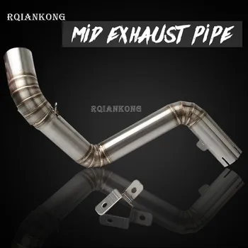 

Motorcycle Exhaust Link Pipe Mid Pipe Muffler Exhaust Mid Pipe Escape Motor Stainless Steel For KTM DUKE 200 390 125 2012-2014