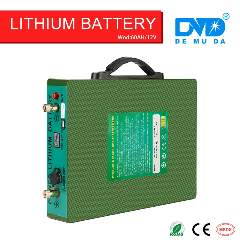 

Li-polymer Type and customized Nominal Voltage 48v 30ah 40AH 60AH 80AH 100AH lithium battery pack