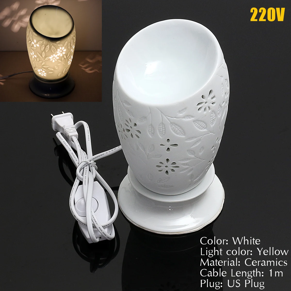 Fasion Electric Fragrance Diffuser aromatherapy Humidifier Ceramic