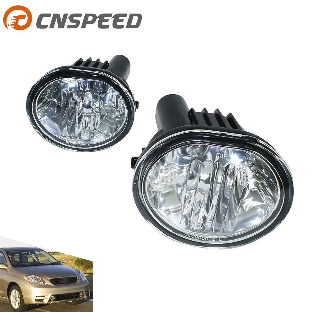 Fog Light For 2003 2008 Toyota Matrix Pontiac Vibe Fog Lamps Clear Lens Bumper Fog Lights