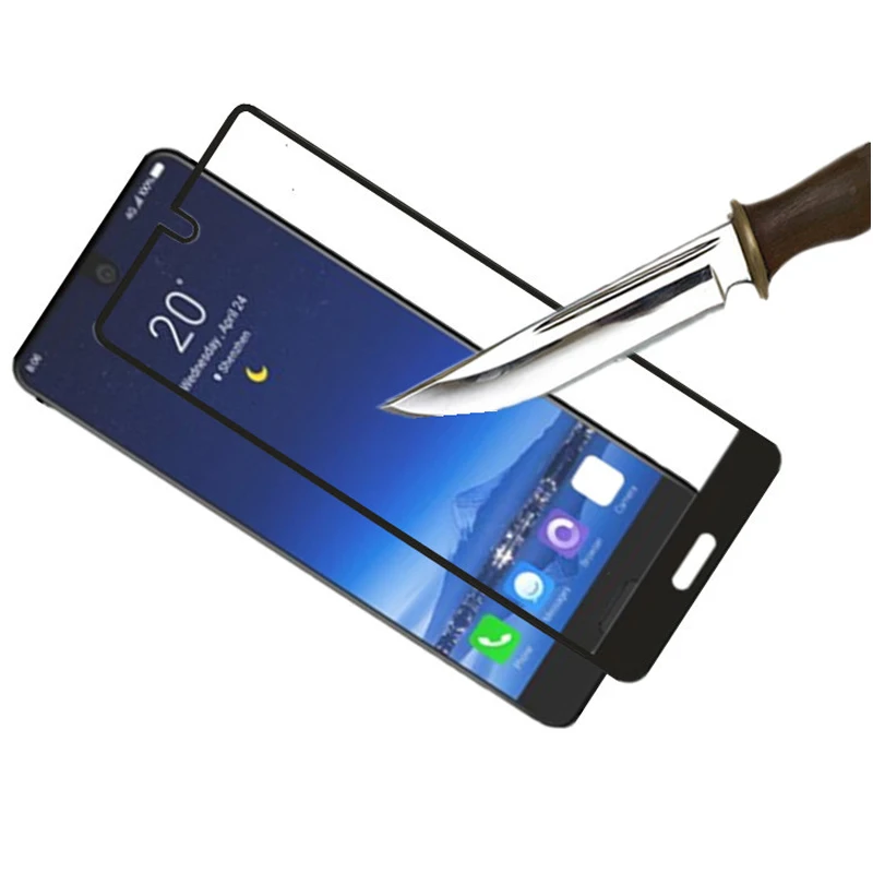 Black-color-Ultra-Thin-high-quality-screen-protector-Tempered-Glass-For-Sharp-Aquos-S2-full-Screen