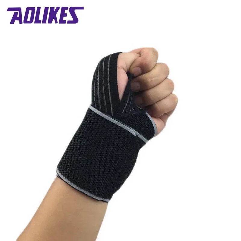 Sport Elastic Bandage For The Wrist Brace Support Fitness Bodybuilding Hand Wraps Wrist Guard Strap Tennis Wristband 2Pcs wrist brace wrist guard elastic bandage support