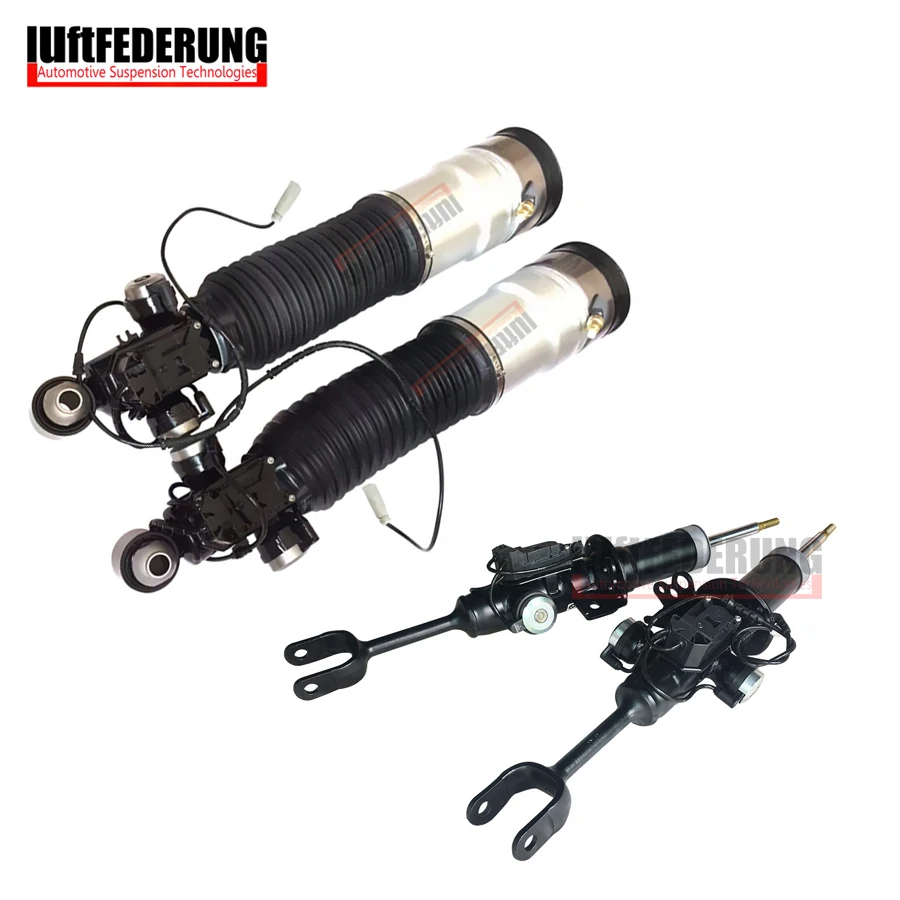 

Luftfederuhhng 2pcs Front Strut 2pcs Rear Air Spring Suspension Air Shock Fit BMW F01 F02 750i 37126791929(30) 37116850221(222)