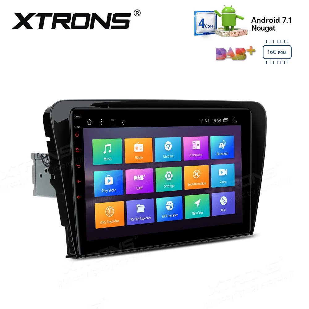 10 1 &quotAndroid 7 автомобильный стерео радио плеер авто мультимедийная система RCA GPS WIFI