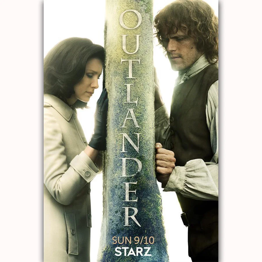 MQ3387 Hot Starz TV series Show Fantasy Love Outlander Hot Art Poster Top Silk Canvas Home Decor Wall Picture Printing