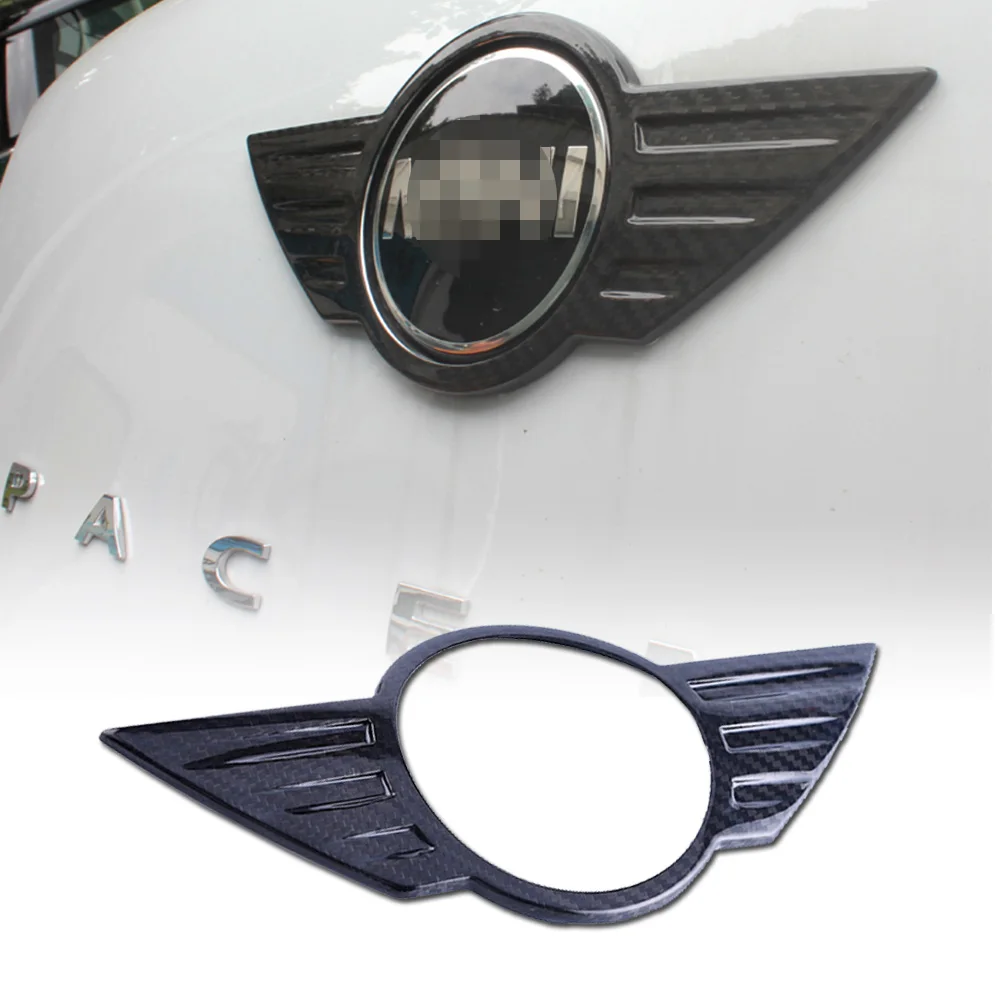 

Carbon Fiber color Wing Logo Emblem Decal Cover Sticker For Mini Cooper R55 R56 R57 R58 R59 R60 R61 F54 F55 F56 F60 Countryman