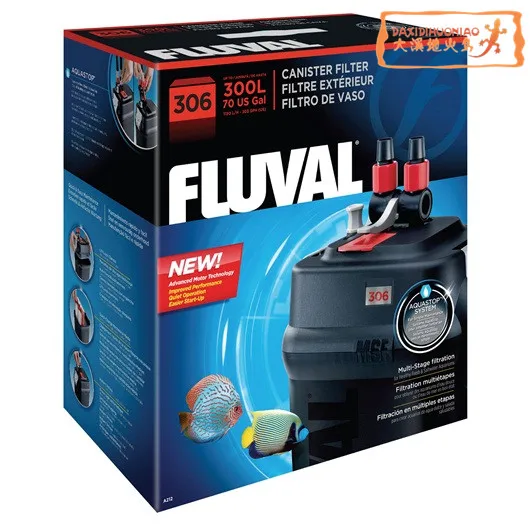 Fluval 306 external aquarium canister filter fish tank filtration