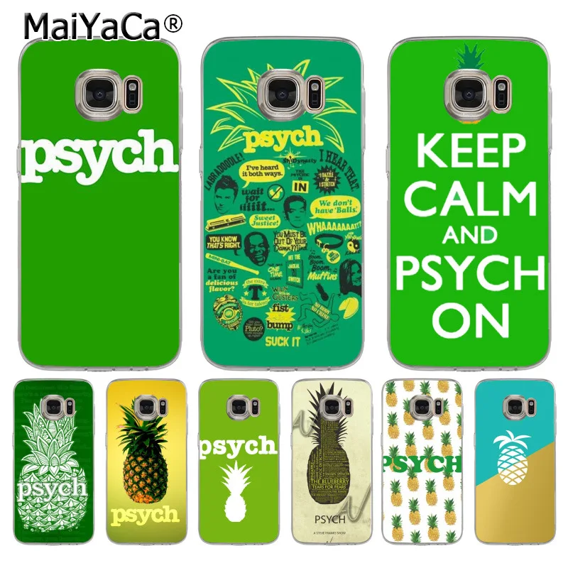 

MaiYaCa Psych Adorable Colored Drawing Phone Case for samsung galaxy s9 plus s7 edge s6 edge plus s5 s8 plus case