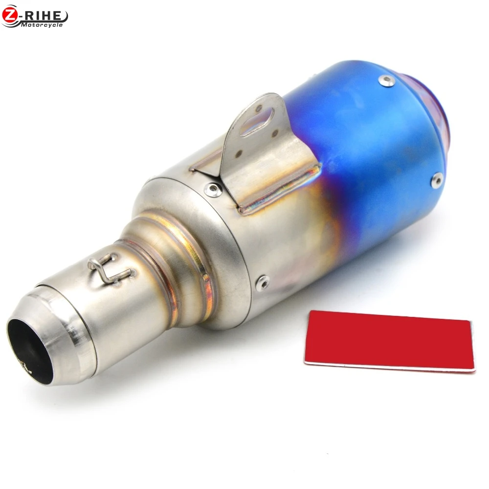

36-51MM Universal Motorcycle Exhaust Carbon Motorbike Exhaust Pipes Bike Muffler For BMW F800GS r1200gs tmax 530 500 yzf r1 mt07