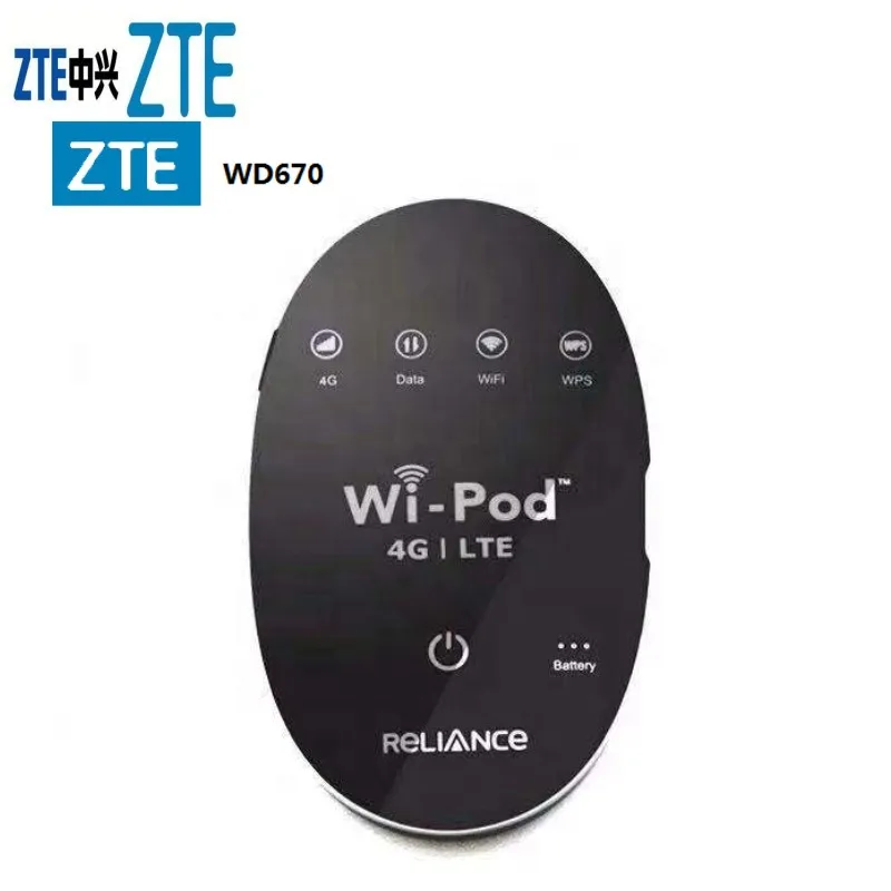 Лот из 100 шт zte горячая Распродажа 150 Мбит WD670 WI POD Портативный 4G LTE Карманный wifi-роутер