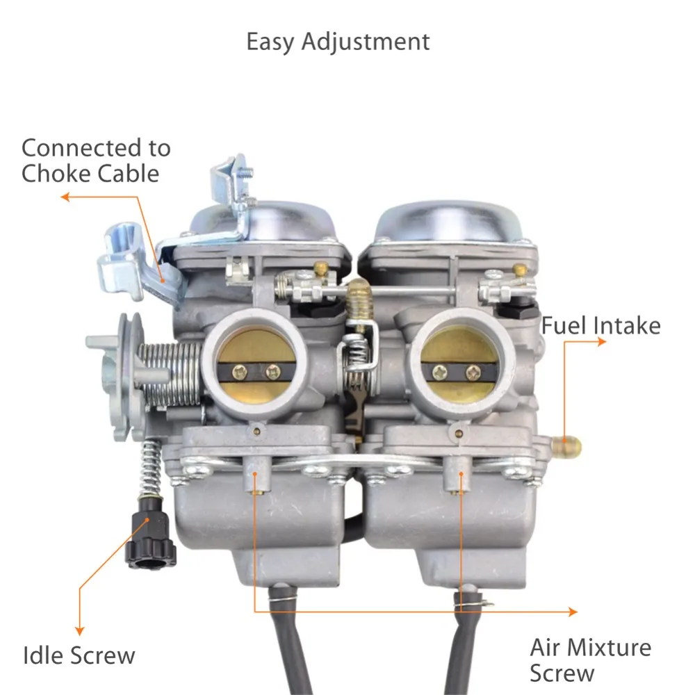 Goofit двойной карбюратор цилиндр Carb камера 250cc Rebel CMX 250cc CMX250 CA250 CBT250 N090-050