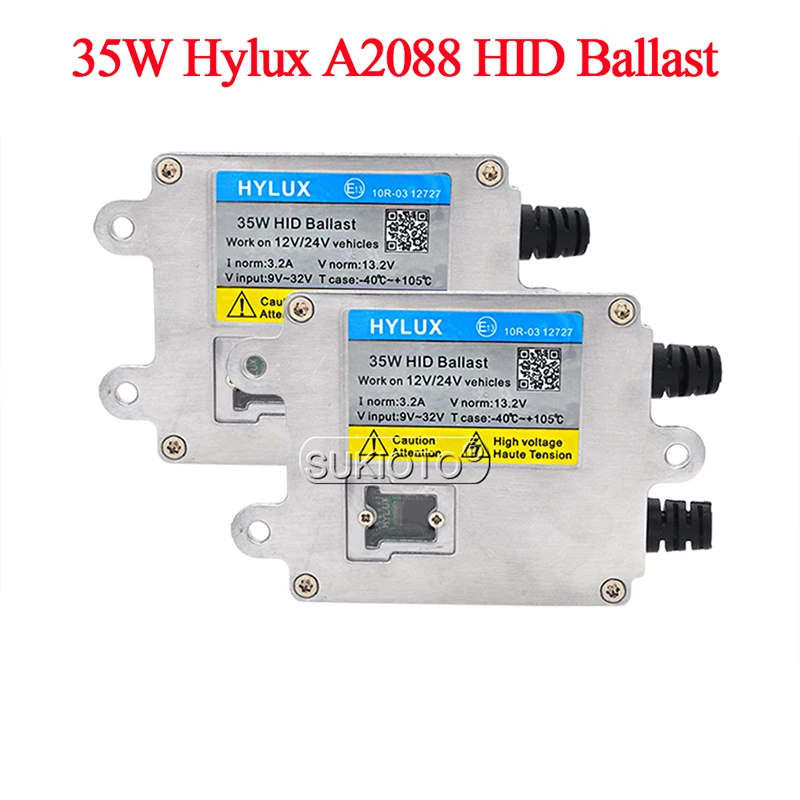 SUKIOTO 35 Вт Yeaky Hylux Xenon HID комплект 4500 к H1 H7 5500 к H11 HB3 HB4 D2H лампы для автомобильных фар Hylux A2088 HID балласт комплект