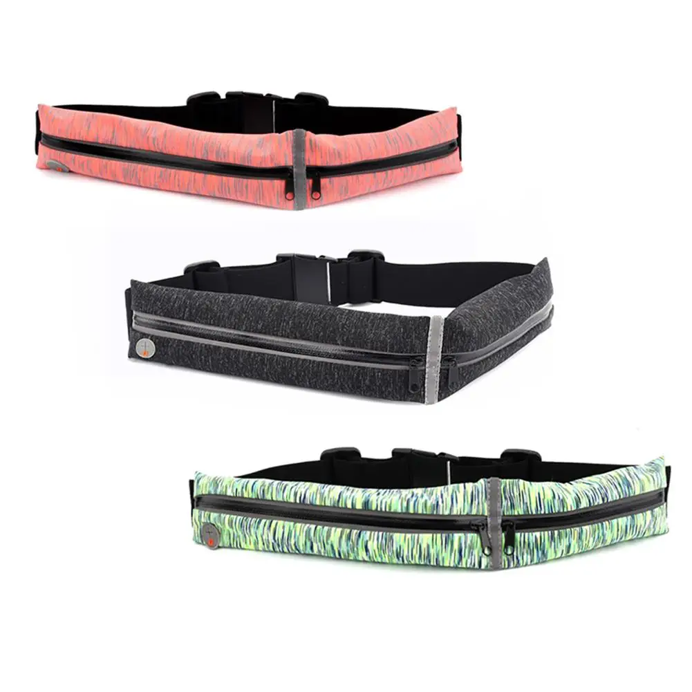 

Outdoor Sports Waist Bag Pockets Invisible Mobile Phone Pockets Unisex Waterproof Fitness Elastic Running Belts Carrying Bag