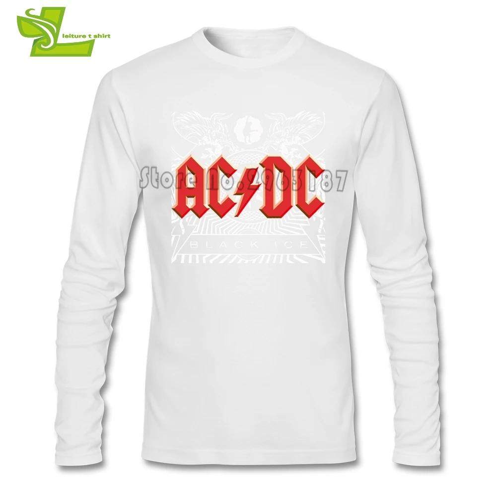 Футболка Malcolm Young Acdc, подростковые Новейшие Уникальные футболки, домашняя одежда, футболки высокого качества, мужские осенние футболки с графикой для подростков - Цвет: Белый