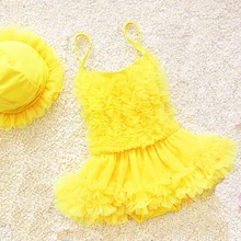 Купальная одежда для маленьких девочек; Летний Пляжный Купальник для детей; Модный кружевной милый купальный костюм для одного предмета; купальник