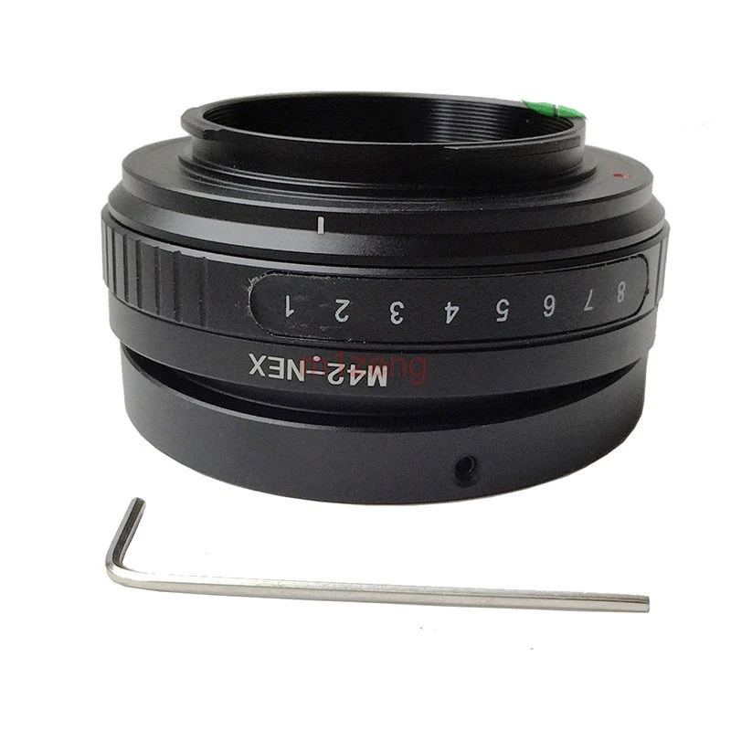 Наклонный адаптер для объектива 42 мм M42 sony E mount NEX 3/C3/5/5N/6/7/5 T A7 A7II A7r A5100 A7s A6500 A5000 A6000