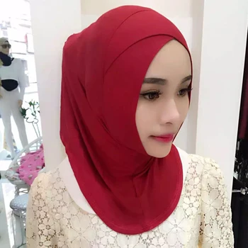 

Long Chiffon Sarves Hijabs Plain Color Head Shawl For Islamic Muslim Headscarf Wrap Muslim headscarf