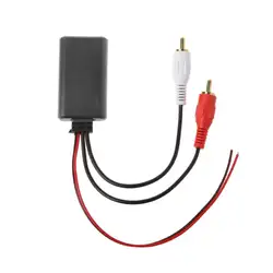 Автомобиль Bluetooth беспроводное соединение адаптер для стерео с 2 RCA AUX в Музыка Аудио вход беспроводной кабель автомобиля интимные аксессуары