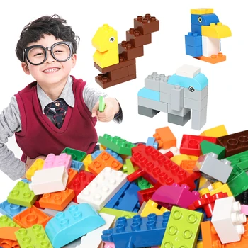 

Big Size DIY Building Block Parts Classic Piece Set Dot Accessories Blocks Brick Toys For Children