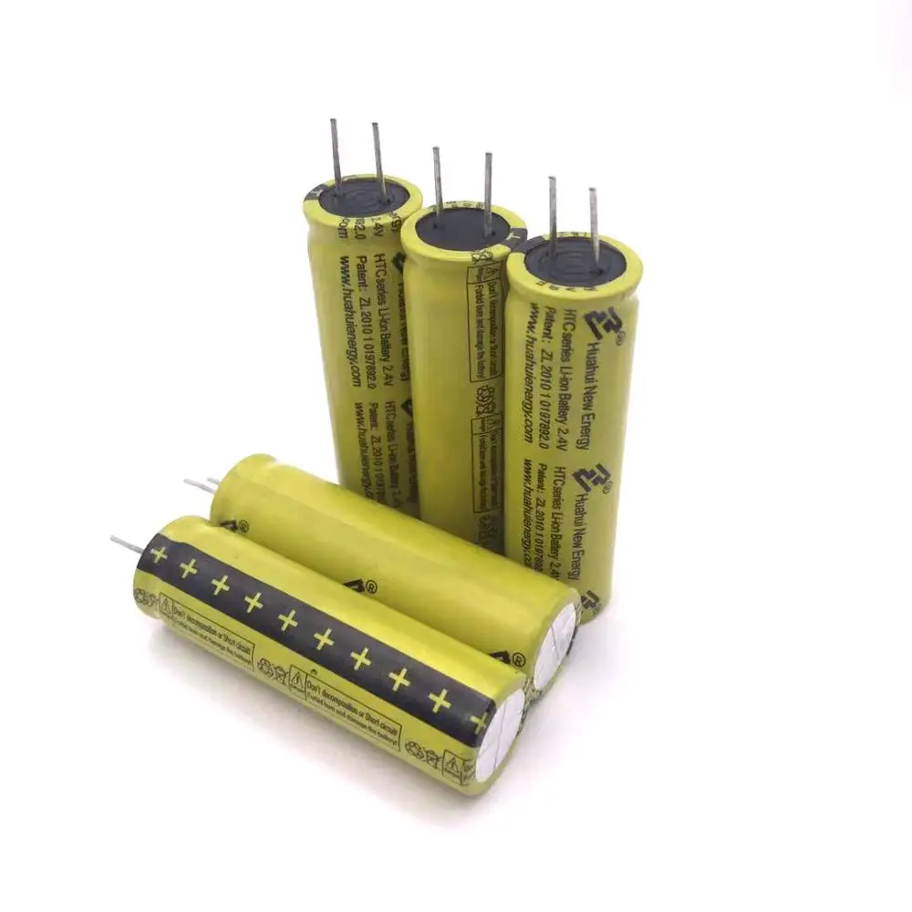 18650 2.4v 1300mAh Lithium Titanate Battery Cell Capacitor for Diy Pack
