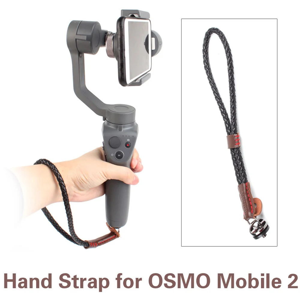 Ремешок на запястье со шнурком с винтовым адаптером 1/4 для Zhiyun Smooth Q2 4 DJI OSMO Mobile 3