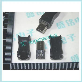 

Mini USB male head - 5 pf shell male head MINIUSB plug (shell width 9 mm)