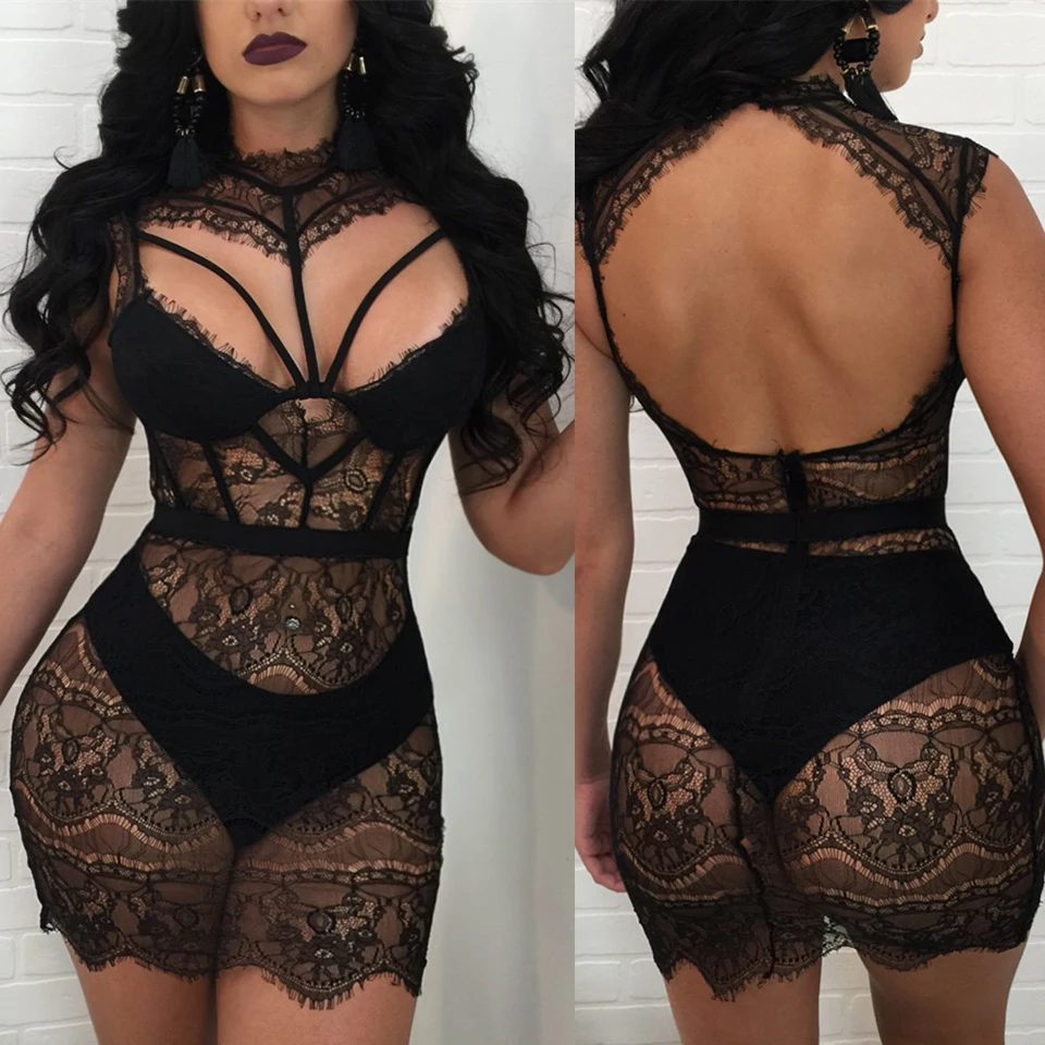 ZYFPGS 2019 Spring Top Women Bodysuit Black Sexy Pattern Lace Womens Jumpsuit Fashion Hollow Personality Sales Red Hot Z1209 ZYFPGS 2019 Spring Top Women Bodysuit Black Sexy Pattern Lace Womens Jumpsuit Fashion Hollow Personality Sales Red Hot Z1209