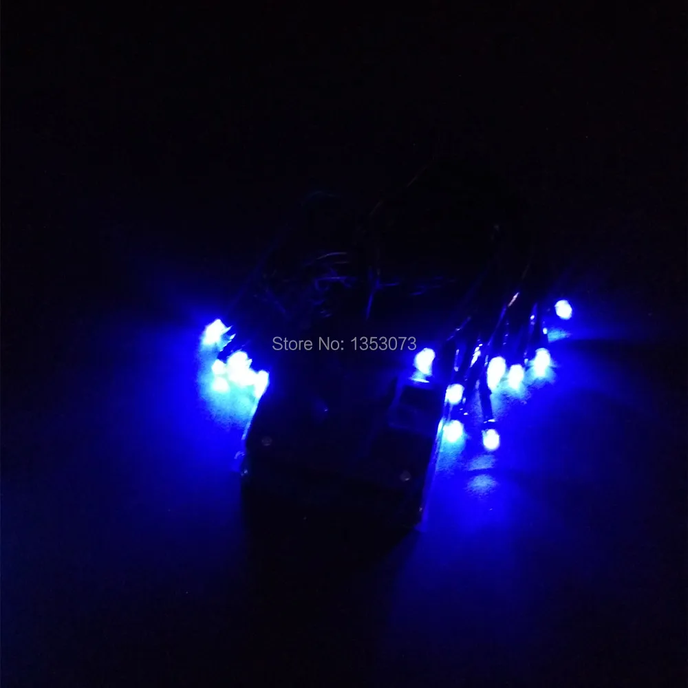 4.8M Solare Lights Outdoor Solar Powered LED String Fairy automatic Garden waterproof Christmas - blue lighting