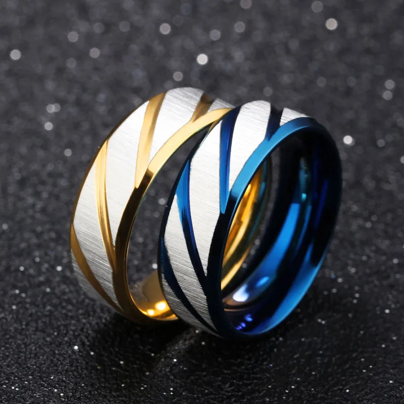

Men's Titanium Steel Ring Mirror Polishing Jewelry Anniversary Engagement Wedding Promise Ring @M23