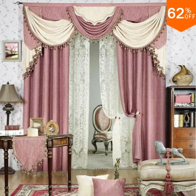 Pink Ivory White Luxurious Best Bed Room Curtains For Pink Ivory White Luxurious Best Bed Room Curtains For Restaurant Valancer Blackout Color Pinky