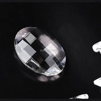

6pcs/lot 50mm Egg Design Hanging Pendant k9 Crystal For DIY Making Window Prisms Suncatcher Chandelier Parts Home Decoration
