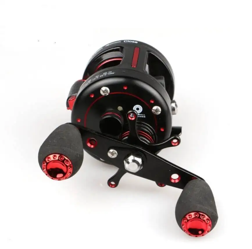 

Bando Black Round Right handed Baitcasting Reels Fishing Tackle 9 BB 5.3:1 Gear Ratio Drum Spinning Lure Wheel Fishing Tackle