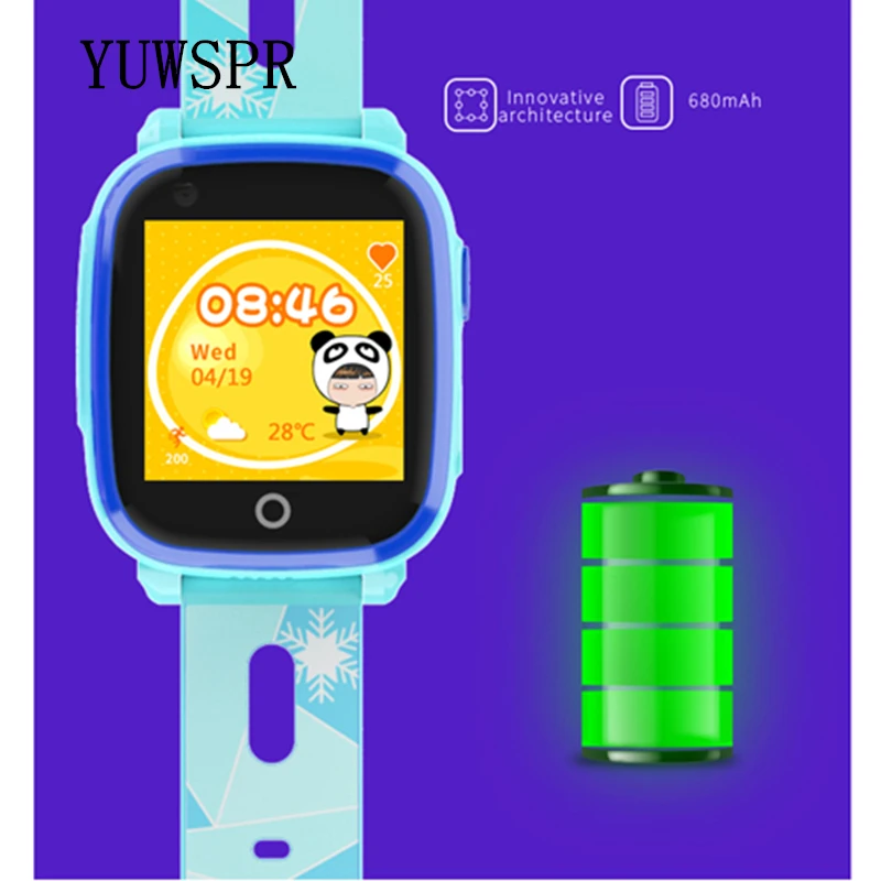  Kids GPS Tracker 4G Smart Watch Video Call IP67 Waterproof bluetooth GPS LBS WIFI Location Children