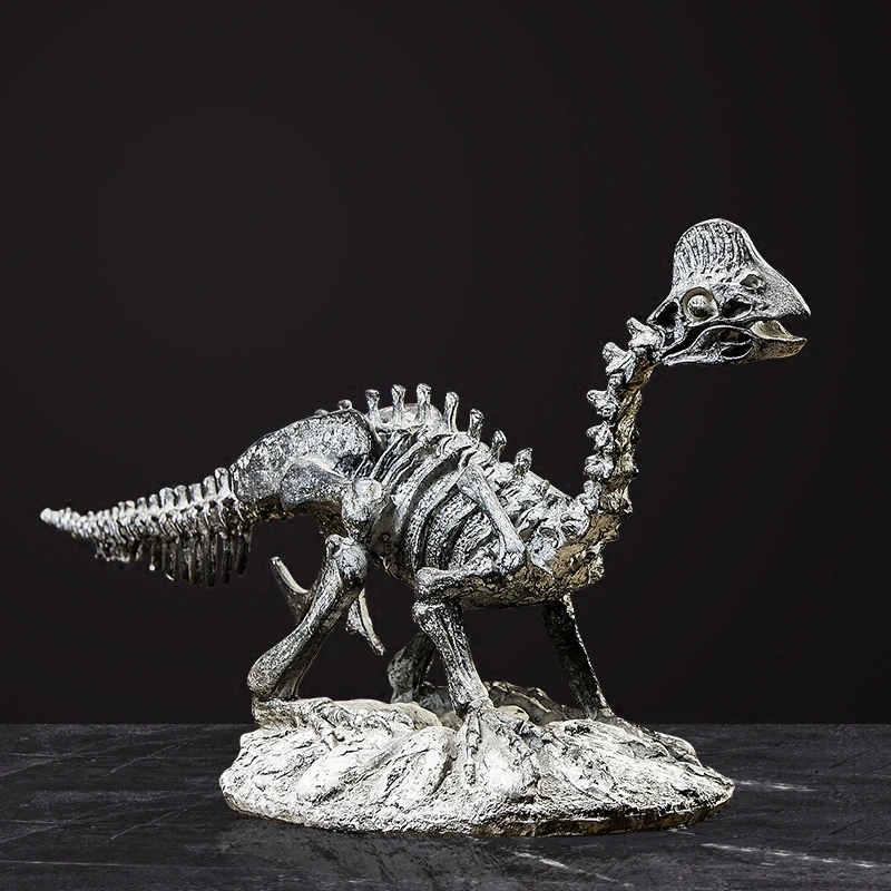 

Dinosaur Fossil Anime Figurine Animal Skeleton Artificial Christmas Gift Living Room Decoration Accessories Desk Ornaments Home