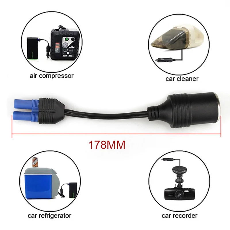 BYGD 12V 15A EC 5 car jump starter Car Cigarette Lighter Socket Plug