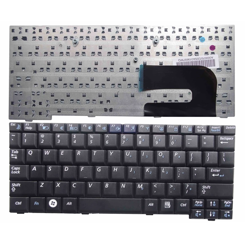 

YALUZU NEW for Samsung NC10 NC110 NC120 ND10 Series Keyboard US Layout V100560AS1 V100560BS1 V100560DS1 QWERTY Keyboard English