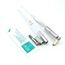 Новейшая Татуировка 2 шт/упаковка PCD ручная Перманентная машина для макияжа микро облопачивание tebori Ручка бровей макияж бесплатно 2 шт PCD лезвия