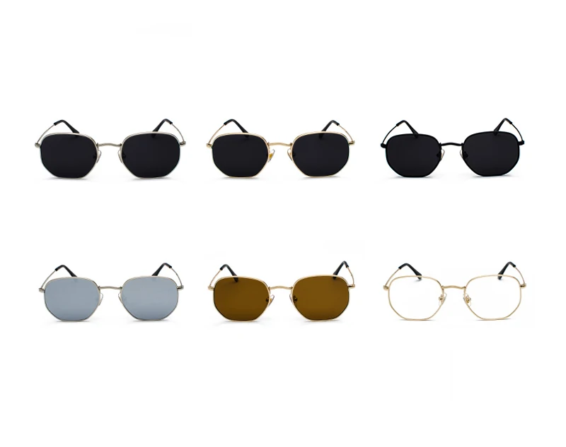 vintage gold sunglasses men square detail (2)