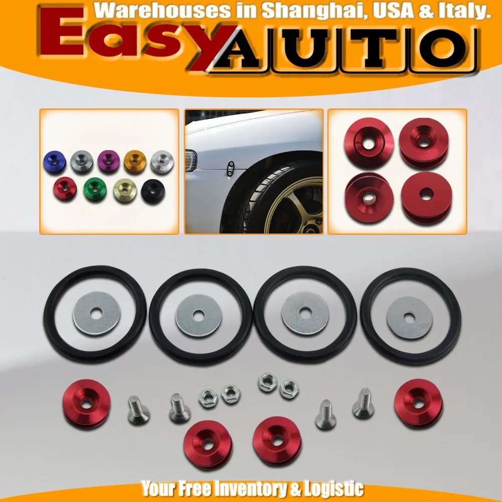 

Quick Release Fasteners are ideal for front bumpers, rear bumpers, and trunk / hatch lids