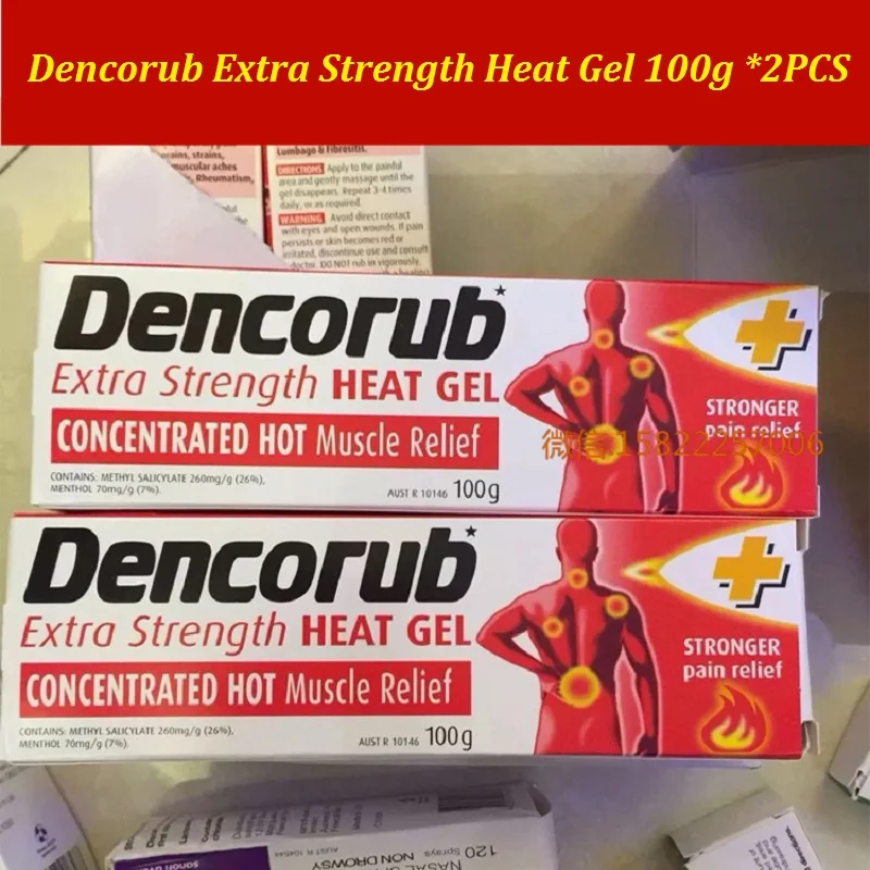 Australia Dencorub Extra Strength Heat Gel*2 No odour Relief from
