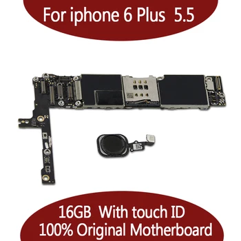 

16GB Original Unlocked for iPhone 6 Plus Motherboard with Touch ID,Fingerprint Idetification Function for iphone 6 Plus