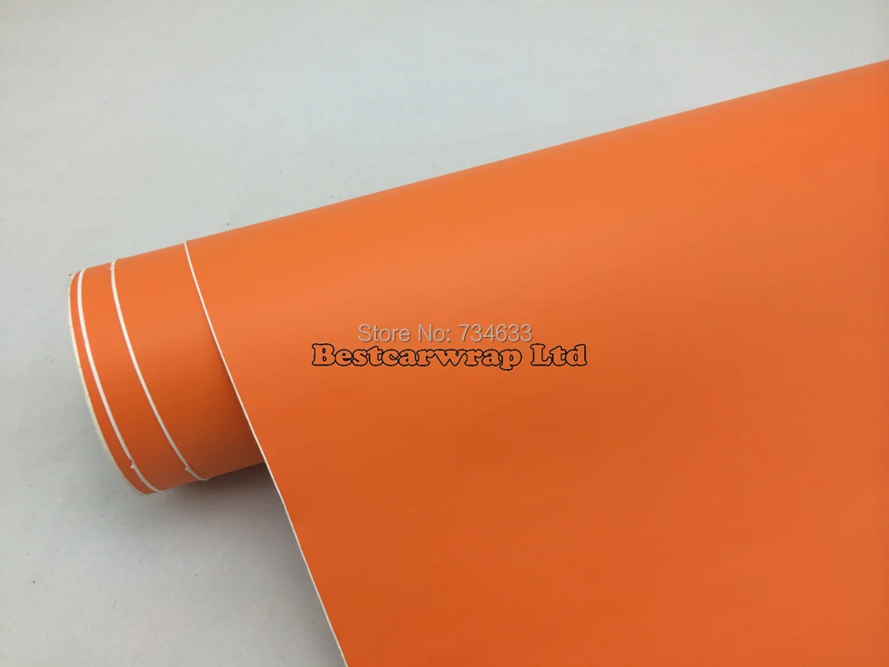 orange matt wrap orange matte film wrap foile 3m (2).JPG