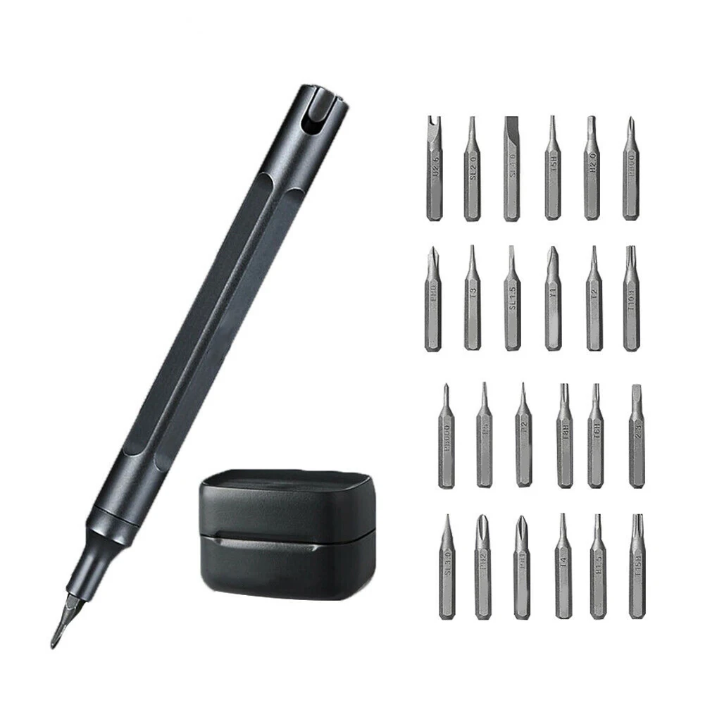 

Pen Screwdriver Kits Aluminum Alloy Magnetic Multi-Bits Repair Tool Set LAD-sale