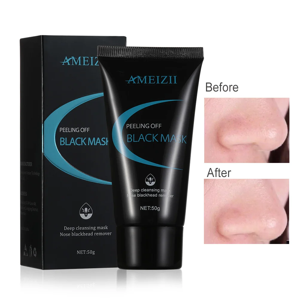 1PC Peeling Blackhead Remover Face Deep Cleansing Black Mask Acne Treatment Blackhead Facial