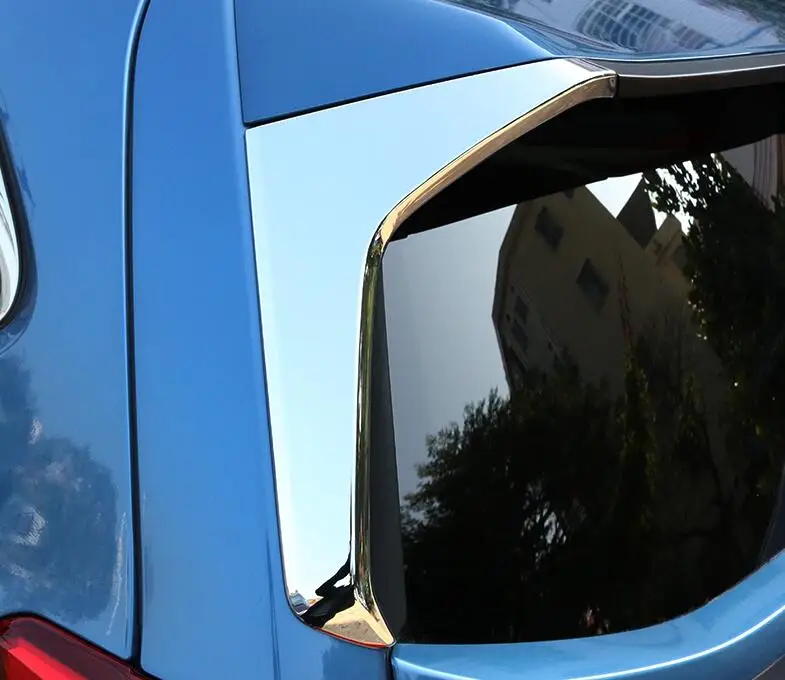 

For Subaru Forester 2019 ABS Chrome Rear Window Side Triangle Decoration Cover Trim 2pcs Car Styling Accessories