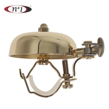 

MINAS Retro Vintage Style Classic Bike Riding Handlebar Pulling Action Ring Sound Bicycle Accessories Copper Bell Horn